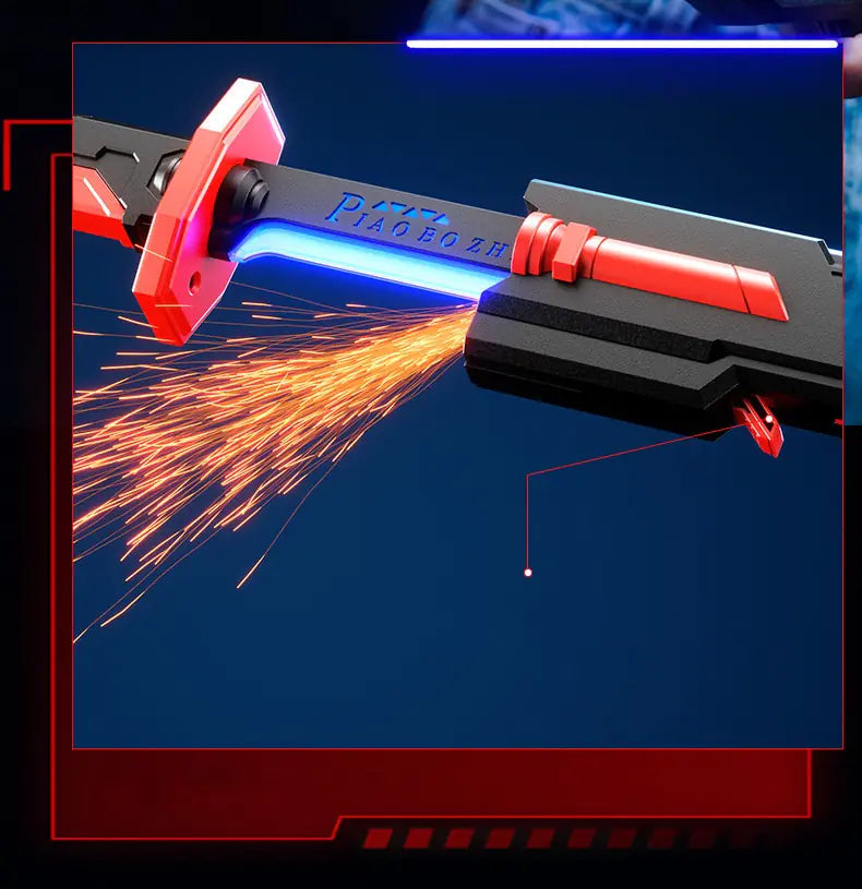 Children's Luminous Spray Samurai Sword Toy