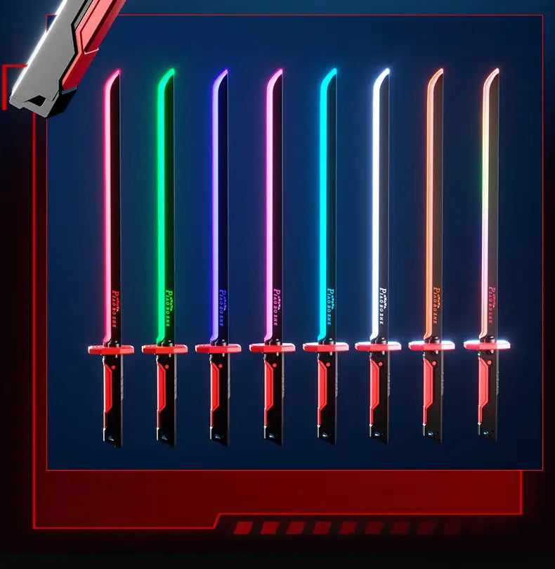 Children's Luminous Spray Samurai Sword Toy