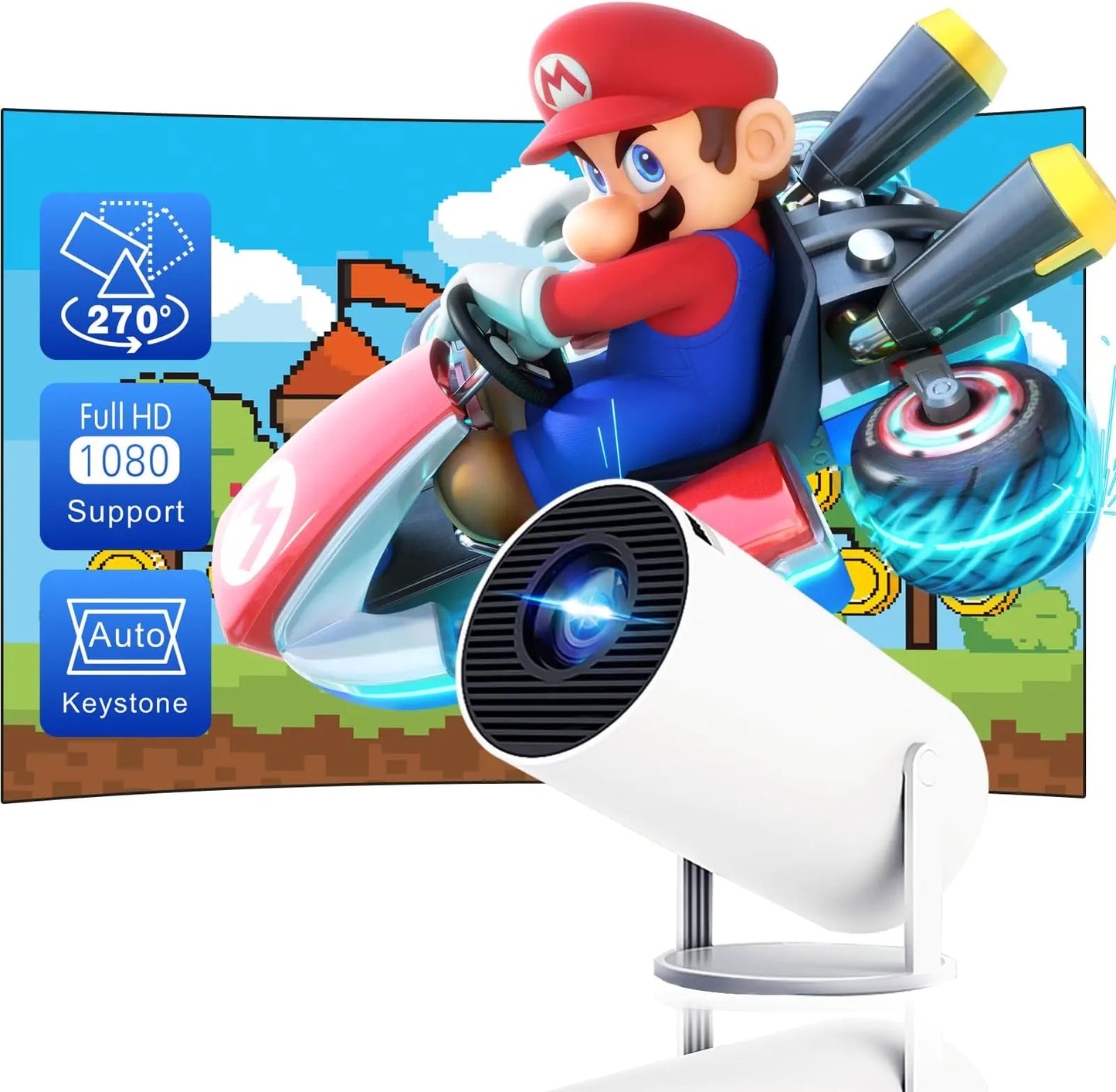 Mini Projector 4K 1080P